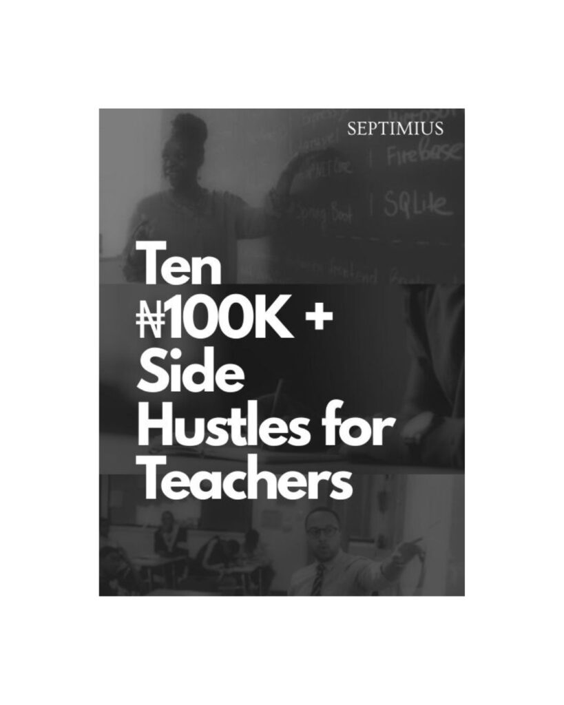 alt="ebook titled ten 100k side hustles for teachers"