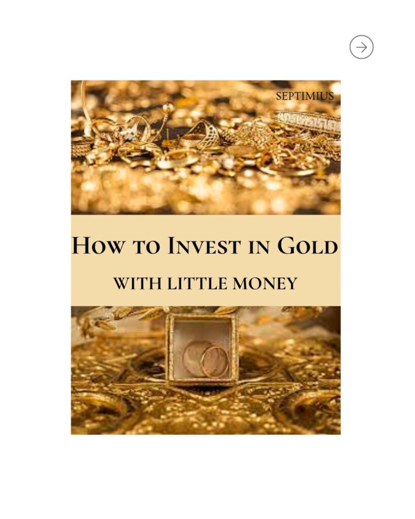 alt="eBook titled how to invest in gold with little money"